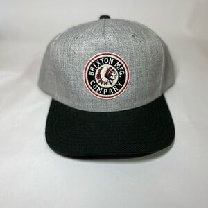 Brixton Two-Tone Gray and Black Hat